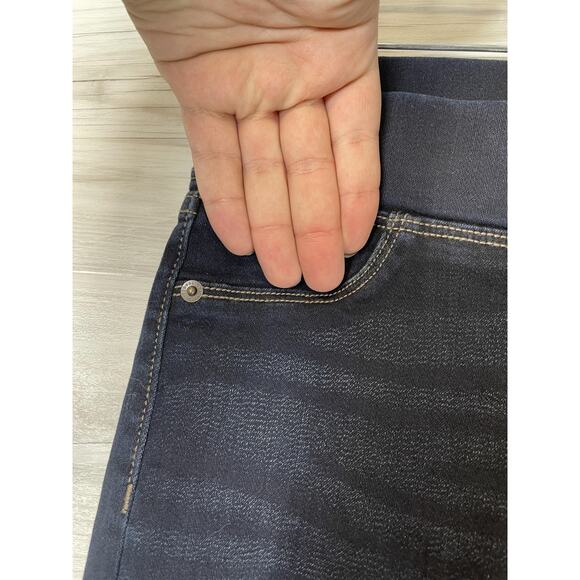 Universal Thread Jeans Womens 00 24R Dark Wash High Rise Pull-On Jegging Skinny - Picture 2 of 13